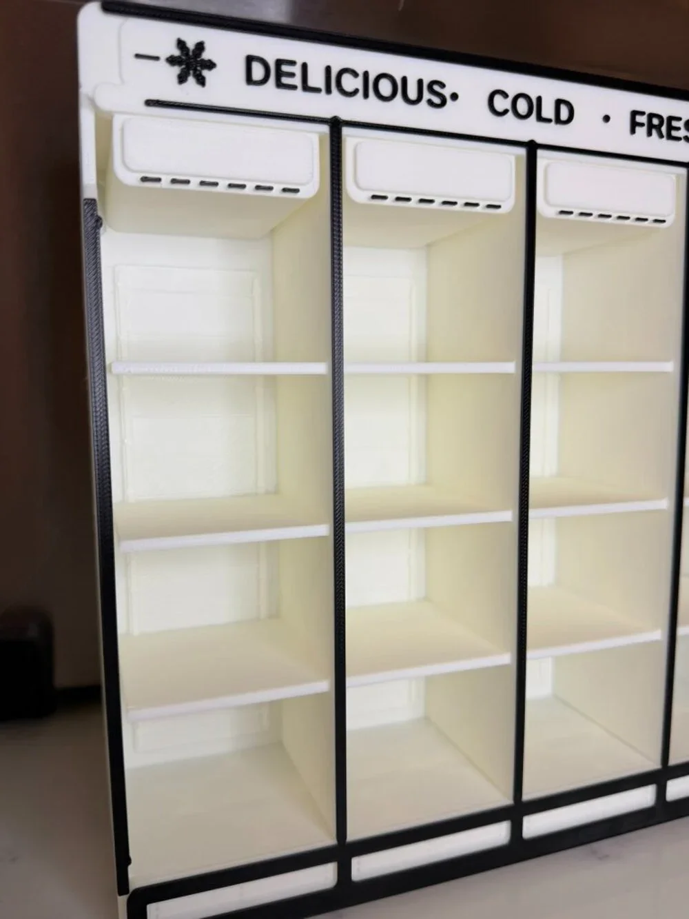 Mini Brands Fill the Fridge Compatible Shelf | 3D Printed Grocery Display Shelf
